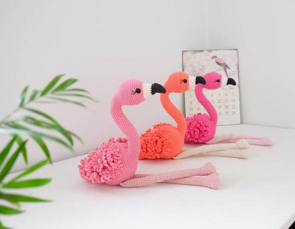 Crochet Flamingo Amigurumi Pattern by My Cro Wonders