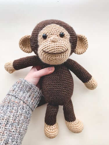 Crochet Happy Monkey Pattern by Sewrella