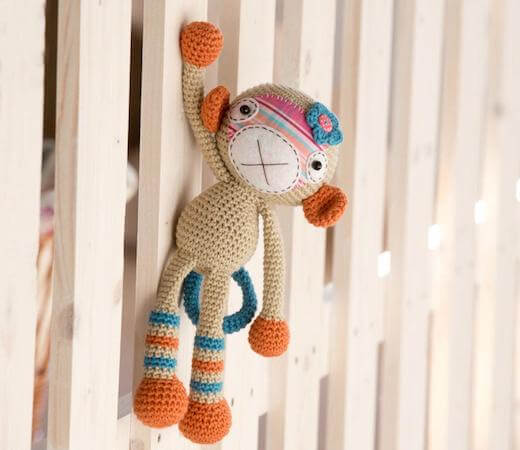 Crochet Monkey Girl Pattern by Lilleliis