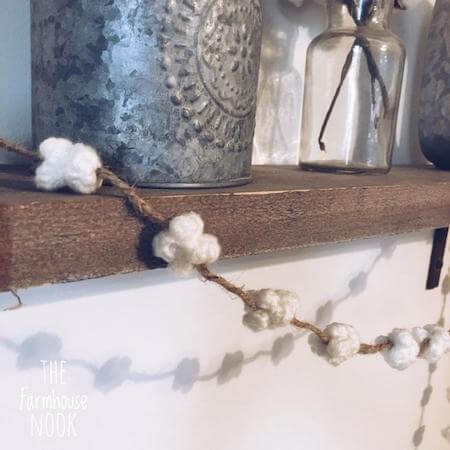 Crochet Popcorn Garland Pattern by The Farmhouse Nook