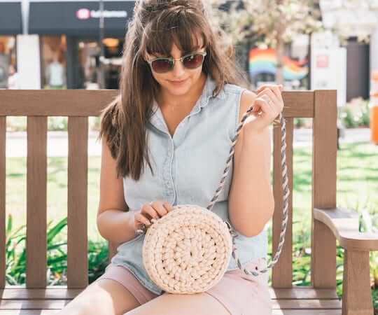 Crochet Rover Circle Bag Pattern by Sewrella