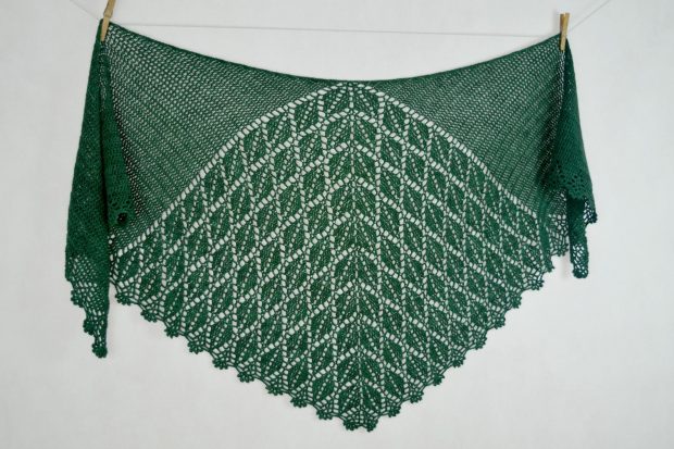 Crochet Serrate Shawl Pattern by My Crochetory