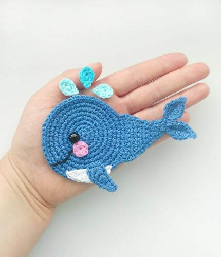 Appliqué Crochet Whale Pattern by Fancy Infancy Crochet