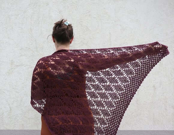 Dancing Lights Shawl Crochet Pattern by Ala Sascha