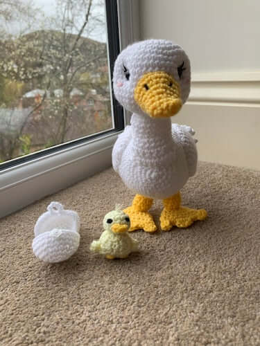 Duck With Hatchling Duckling Crochet Pattern by Lau Loves Crochet