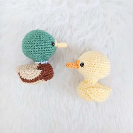 Mini Duck Amigurumi Pattern by Ami Amore