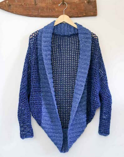 Easy Crochet Shrug Pattern by Make And Do Crew