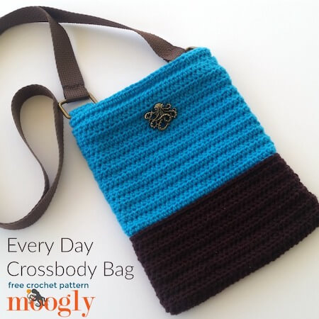 Every Day Crossbody Bag Crochet Pattern by Moogly
