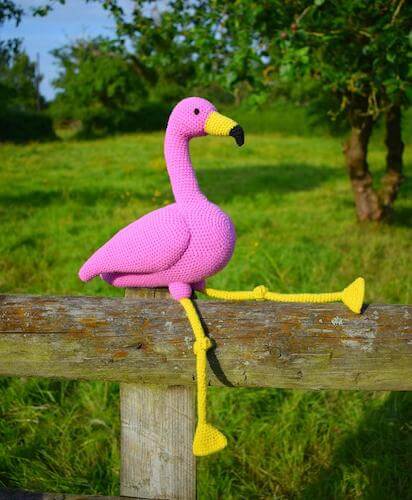 Fabio, The Flamingo Crochet Pattern by Trishlemoose