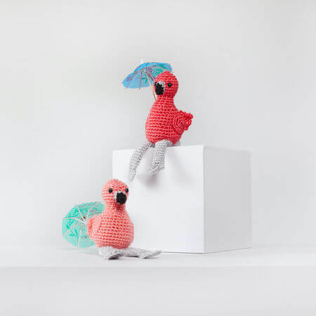 Fiona And Fred Crochet Flamingo Pattern by Red Heart