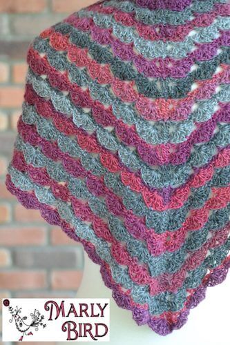 Free Crochet Shawl Pattern by Marly Bird