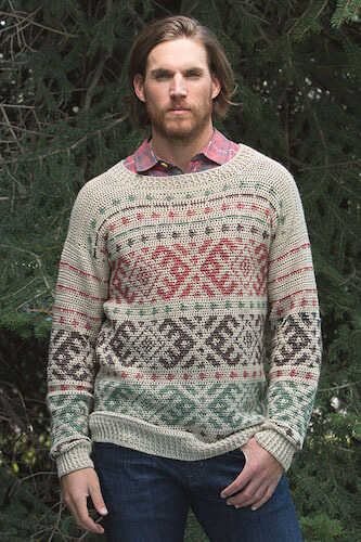 Huntsman Sweater Crochet Pattern by Natasha Robarge
