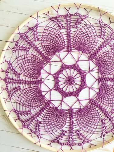 Lace Mandala Crochet Pattern by Desert Blossom Crafts