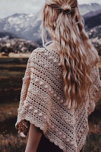 Lace Shawl Crochet Pattern by Darling Jadore