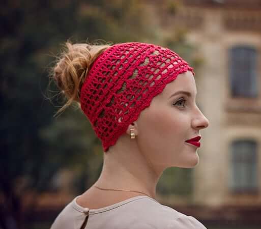 Messy Bun Hat Crochet Pattern by It Was Yarn