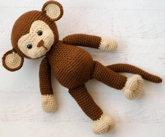 Michael, The Monkey Crochet Pattern by Crochet 365 Knit Too