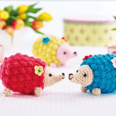 Mini Hedgehogs Crochet Pattern by Sachiyo Ishii