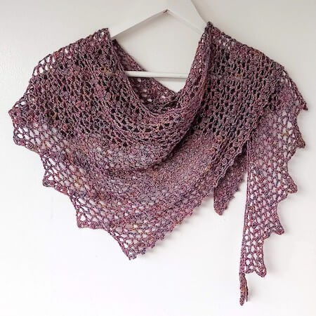One Skein Crochet Shawl Pattern by Annie Design Crochet