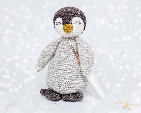 Penguin Buddy Crochet Pattern by Briana K Designs