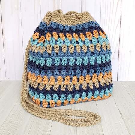 Summer Crossbody Bag Crochet Pattern by Kathy's Crochet Closet