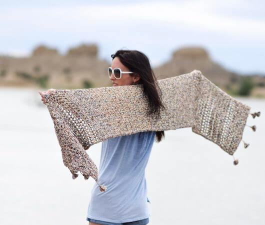 Summer Shawl Crochet Pattern by Mama In A Stitch