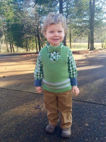 Sweet Pea Woven Vest Crochet Pattern by Angela Plunkett