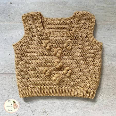 Unisex Charlie Vest Crochet Pattern by The Moule Hole