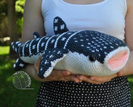 Whitney, The Whale Shark Crochet Pattern by The Kotton Kaboodle