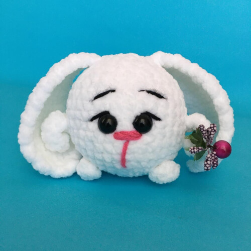 Easter bunny Crochet Ball Pattern by YanaToysPattern