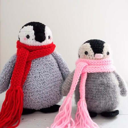 Baby Penguin Amigurumi Toy Crochet Pattern by 1 Dog Woof