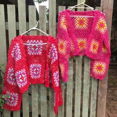 Basket Case Cardigan Crochet Pattern by Electric Threadz Knot