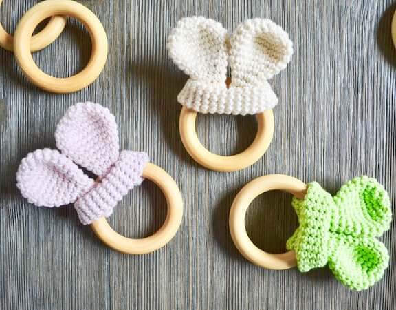 Crochet Bunny Teether Pattern by Yarn Society