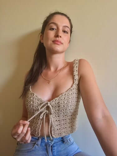 Crochet Lace Top Pattern by Freaky For Yarn