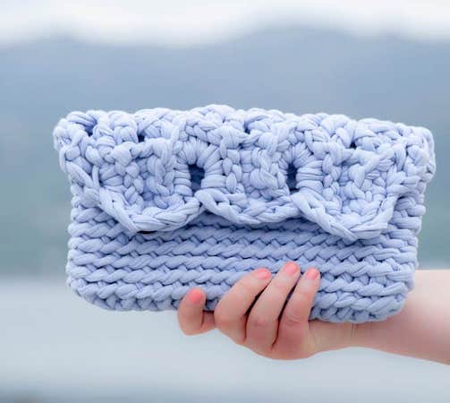 Crochet Summer Clutch Pattern by Joy Of Motion Crochet