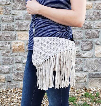 Everyday Boho Bag Free Crochet Pattern by E'Claire Makery