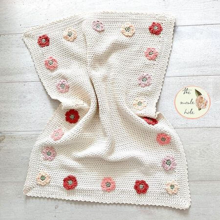 Flower Fairy Blanket Crochet Pattern by The Moule Hole