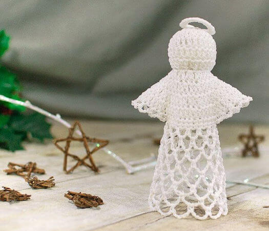 Lace Angel Crochet Pattern by Petals To Picots