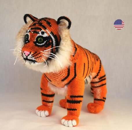 Machli, The Tiger Amigurumi Pattern by Crochet With Halline