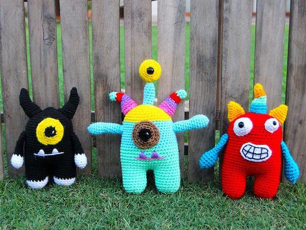 Mix And Match Crochet Monster Pattern by Chai Coffee Crochet