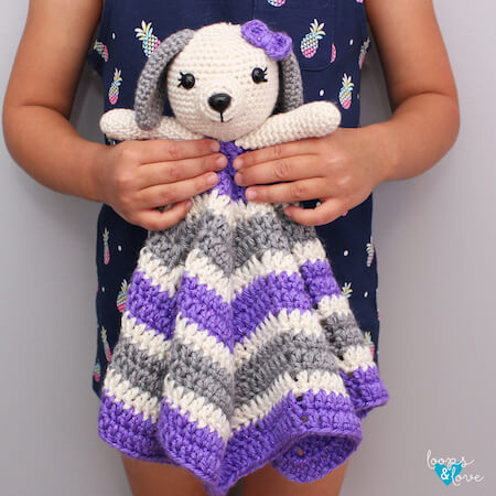 Puppy Lovey Free Crochet Pattern by Loops And Love Crochet