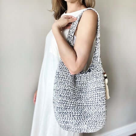 Seafarer Shoulder Bag Crochet Pattern by Ruby Webbs