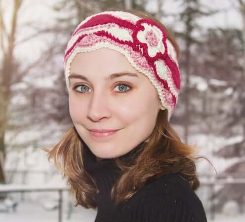 Serene Reflections Head Wrap Crochet Pattern by Crystalized Design