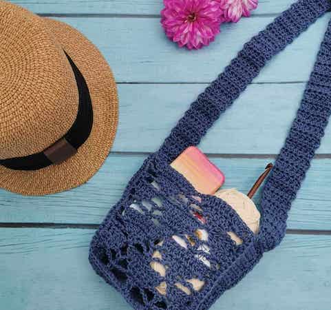 Summer Shoulder Bag Crochet Pattern by Joy Of Motion Crochet