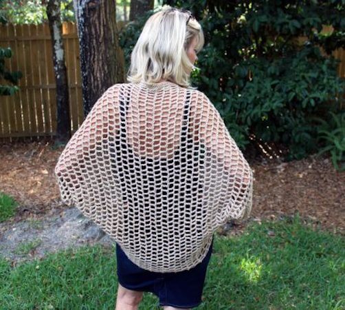 Unclouded Crochet Cocoon Cardigan Pattern by E'Claire Makery