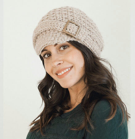 Classic Beret Free Crochet Cap Pattern by Megmade With Love