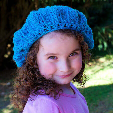 Classic French Beret Crochet Pattern by Hopeful Honey