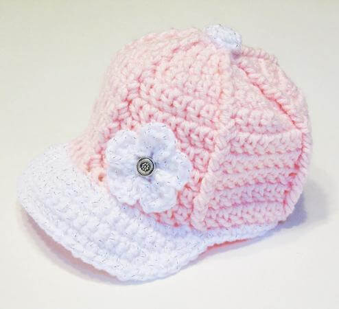 Crochet Baseball Cap Pattern by Bowtykes