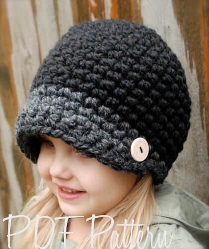 Crochet Easton Cap Pattern by The Velvet Acorn