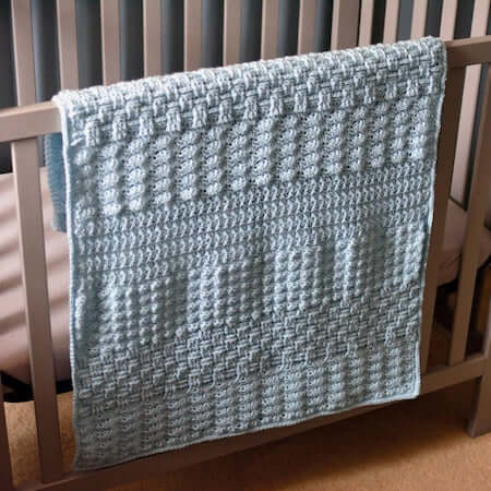 Sampler Stitch Blanket Crochet Pattern by Crochet Spot Patterns