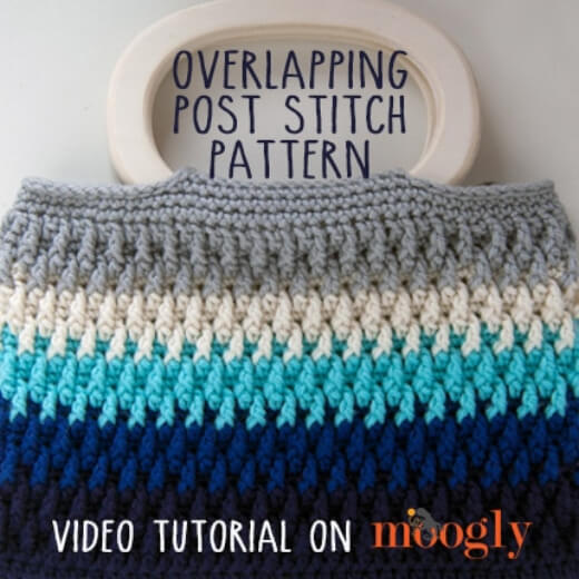 Overlapping Post Stitch from Moogly